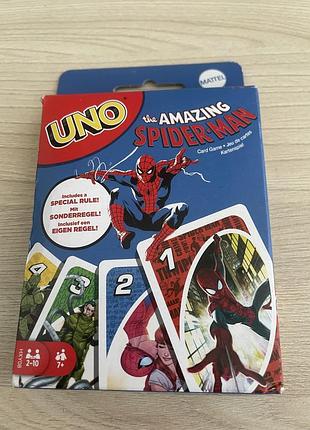 Настільна гра mattel uno the amazing spider-man