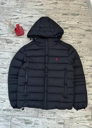 Куртка polo ralph lauren черная мужская l