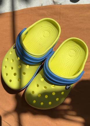 Дитячі шльопаньці crocs б/у