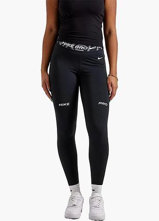 Urbanshop com ua легінси жіночі nike pro mid-rise graphic leggings black fv7397-010 розміри запитуйте