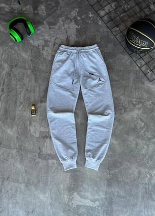 Спортивные штаны jordan мужские серые l