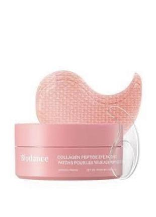 Гідрогелеві патчі для шкіри навколо очей biodance collagen peptide eye patches, 30 пар