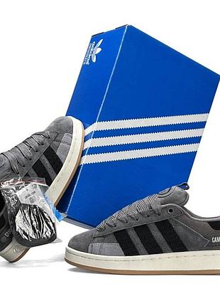 Женские кроссовки adidas originals campus 00s темно серые кроссы замшевые адидас оригиналс кампус на лето