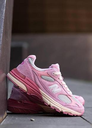 Кроссовки new balance 993 х joe freshgoods performance art powder pink розовые женские 40