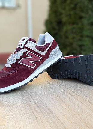 N1w balance 574 бордовые