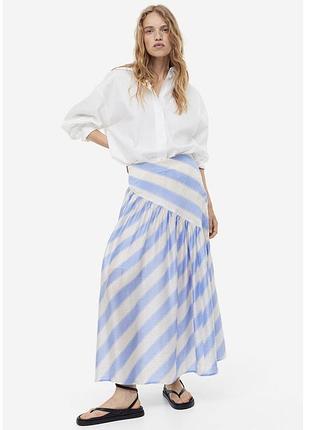Максі спідниця з ліоцелу h&m р 34/xs
