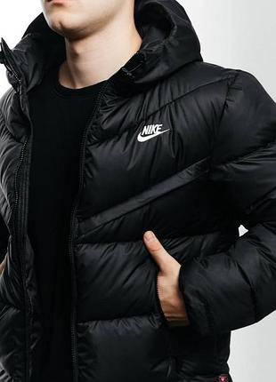 Черный пуховик nike nike пуховик мужской пуховик найк пуховик мужской куртка nike пуховик nike l