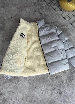 Куртка the north face двухсторонняя зимняя мужская xxl