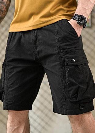 Городские карго шорты stels black пп7465