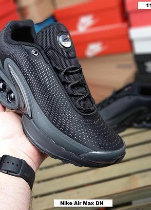 Кросівки чоловічі nike air max dn чорні текстильні найк ейр макс дн спортивні для бігу та ходьби на весну, літо, осінь 43(27.5 см)