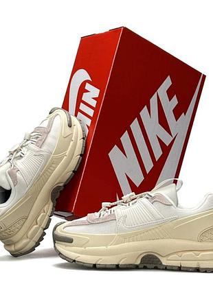 Женские кроссовки nike zoom vomero roam beige текстильные модные бежевые найк зум вомеро спортивные для бега и повседневной носки 37