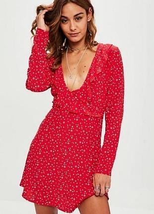 Нова віскозна міні сукня missguided у зірковий принт