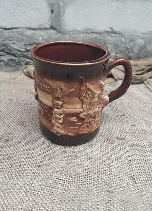 Чашка керамическая азиатское море