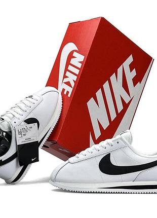 Жіночі кросівки nike cortez w білі стильні найк кортез замшеві на кожен день літо весна в'єтнам