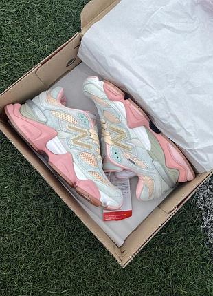 Женские кроссовки new balance 9060 baby shower blue 36 37