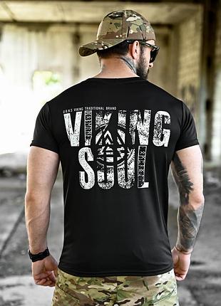 Футболка born of war viking soul black