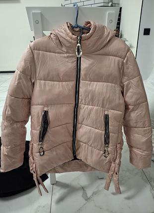 Стильна дута куртка з капюшоном xinyilun (розмір xl)