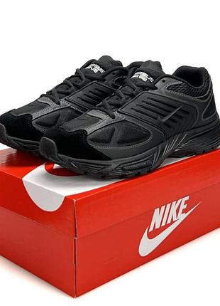Кроссовки мужские летние nike air pegasus wave all black черные спортивные найк айр пегасус дышащая текстильная сетка весна лето 43