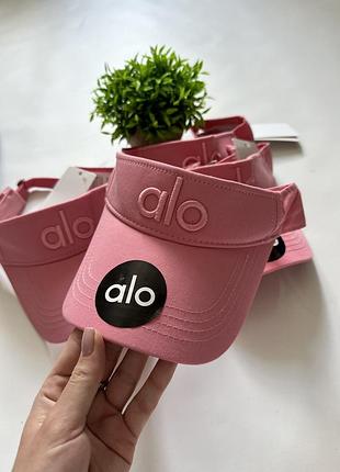 Козирок бейс alo yoga рожевий
