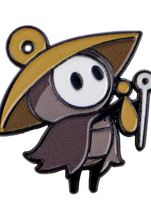 Металевий значок гри hollow knight silksong брошка шерма sherma games pin голка порожнистий лицар силсонг метроідванія