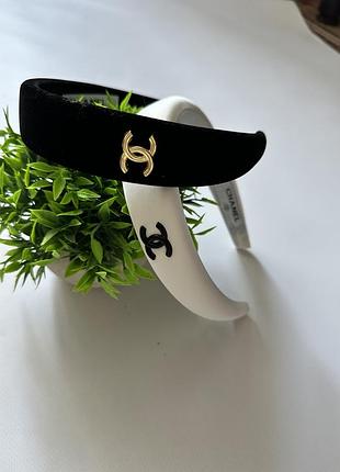 Обруч для волосся шанель