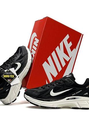Мужские кроссовки nike halo mix gtx gore tex черно белые кроссы водонепроницаемые найк хало гортекс на осень