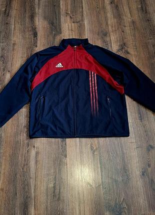Чоловіча унікальна вінтажна легенька вітровка adidas оригінал великий розмір