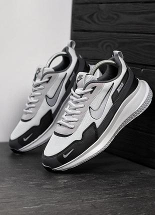 Мужские кроссовки найк nike grey black серый черный 40 42