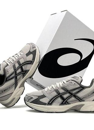 Кроссовки мужские серые asics gel 1130 кросы замшевые асикс гел 1130 весна лето повседневная обувь вьетнам