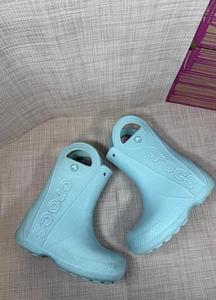 Оригінальні чоботи резинові літні гумові crocs