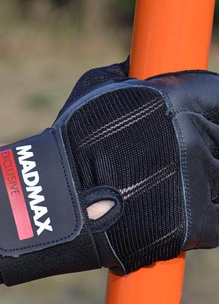 Перчатки для фитнеса madmax mfg-269 professional exclusive black m