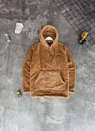 Худи nike теплое мягкое оранжевое