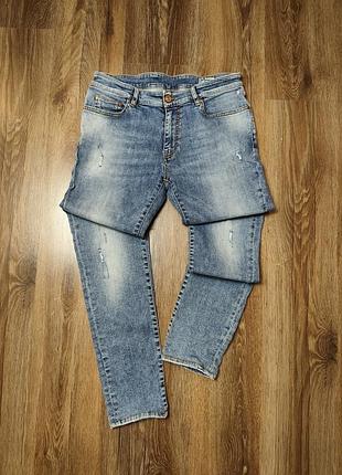 Джинсы pt torino denim mod. rock slim/skinny (размер m\l)