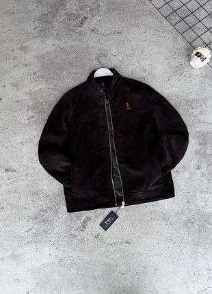 Куртка polo ralph lauren вельветовая черная l