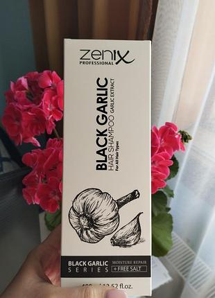 Шампунь с черным чесноком zenix