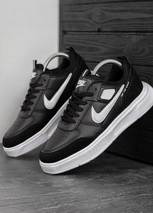Кроссовки nike air walk черно-белые мужские весна 44