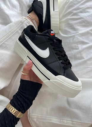 Женские кроссовки найк коурт легасы nike court legacy black 40 37