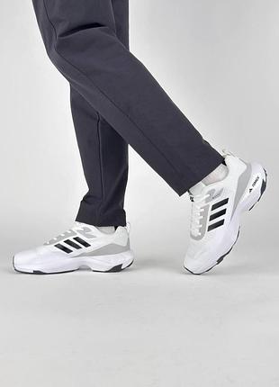 Чоловічі кросівки сітка  adidas terrex white grey
