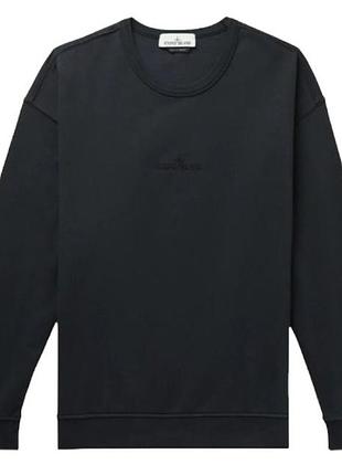 Світшот stone island logo patch sweatshirt blue 781562951-v0020