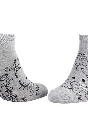 Шкарпетки hello kitty tete hk + arabesque сірий діти 35 - 41