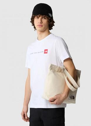 Футболка m s/s never stop exploring 0a87nsfn41 the north face l білий 0a87nsfn41