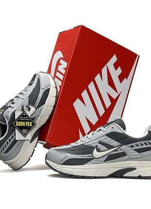 Чоловічі кросівки nike initiator gtx gore tex світло сірі термо кроси найк ініціатор гортекс демісезонні водостійкі