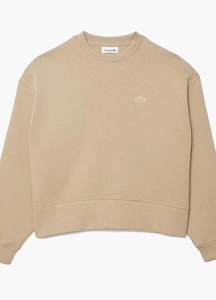 Urbanshop com ua світшот жіночий lacoste oversize fit beige sf561402s розміри запитуйте