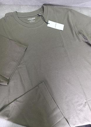 Футболка мужская хаки оверсайз xxl от jack jones