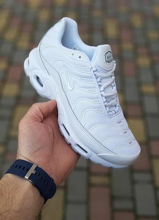 Жіночі літні кросівки nike air max tn білі круті весняні кросівки найк тн для дівчини 38(24см)
