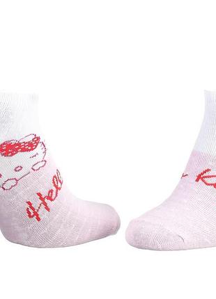 Шкарпетки hello kitty tete hk + pois білий діти 35 - 41