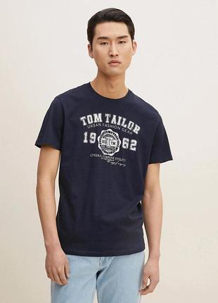 Футболка 1008637-10690 tom tailor l темно-синий 1008637-10690 s