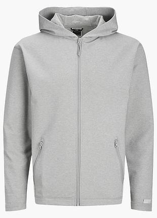 Urbanshop com ua толстовка чоловіча jack & jones cloud zip grey 12253764 розміри запитуйте