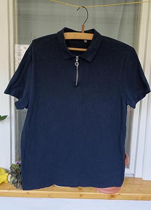 Мужская футболка поло asos 1.3 zip 
xl