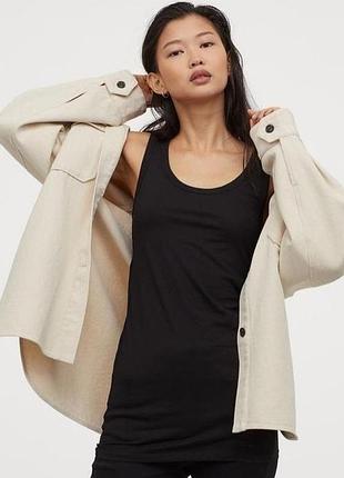 H&m.товар із англії. чорна майка.
